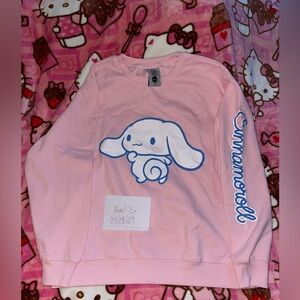 Hello Kitty Sanrio Cinnamoroll Sweatshirt / Sweater Size XL BNWT Viral Y2K